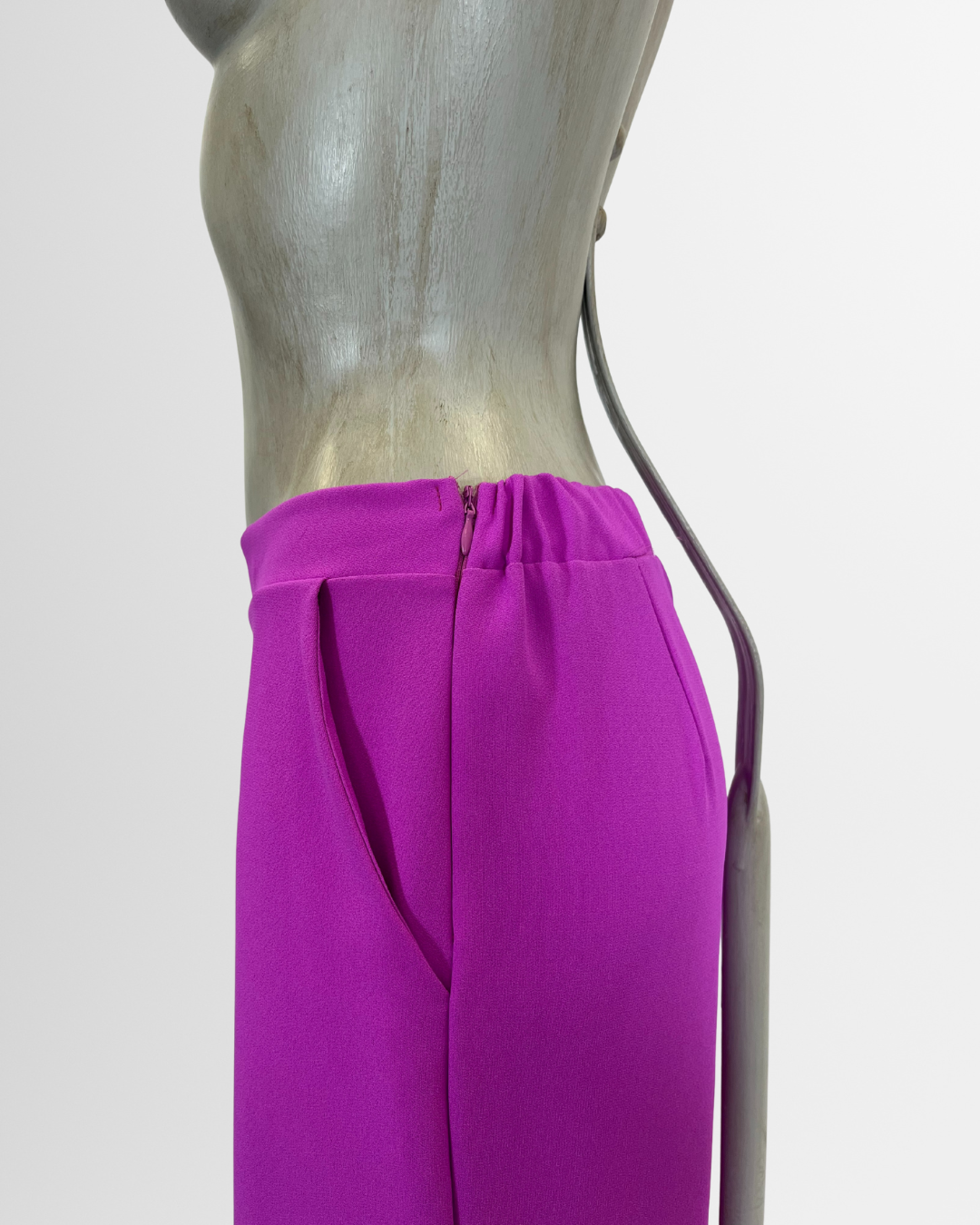 Pantaloni palazzo fluidi Ciclamino