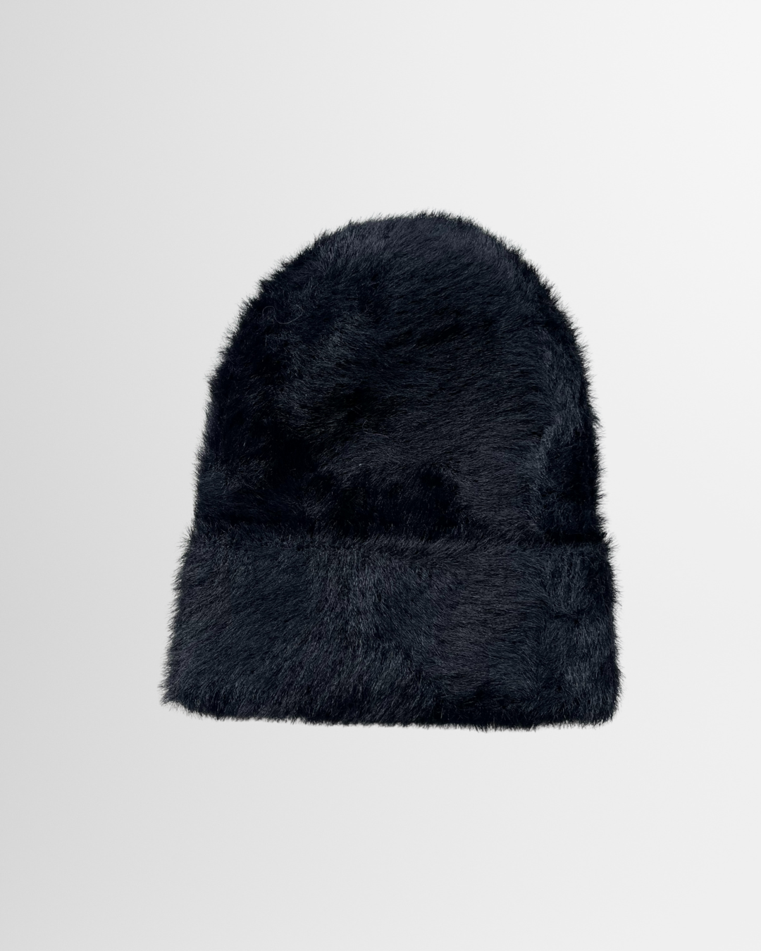 Berretto peluche nero