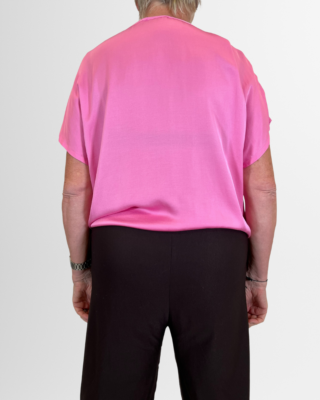 Maglia raso con nodo