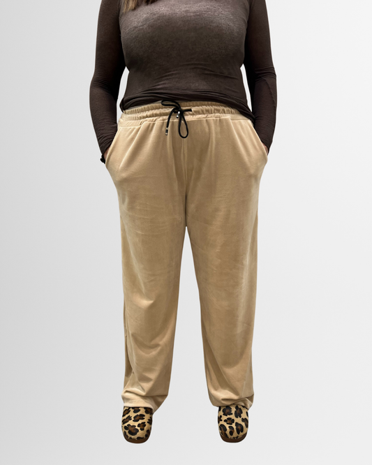 Pantalone tuta velluto