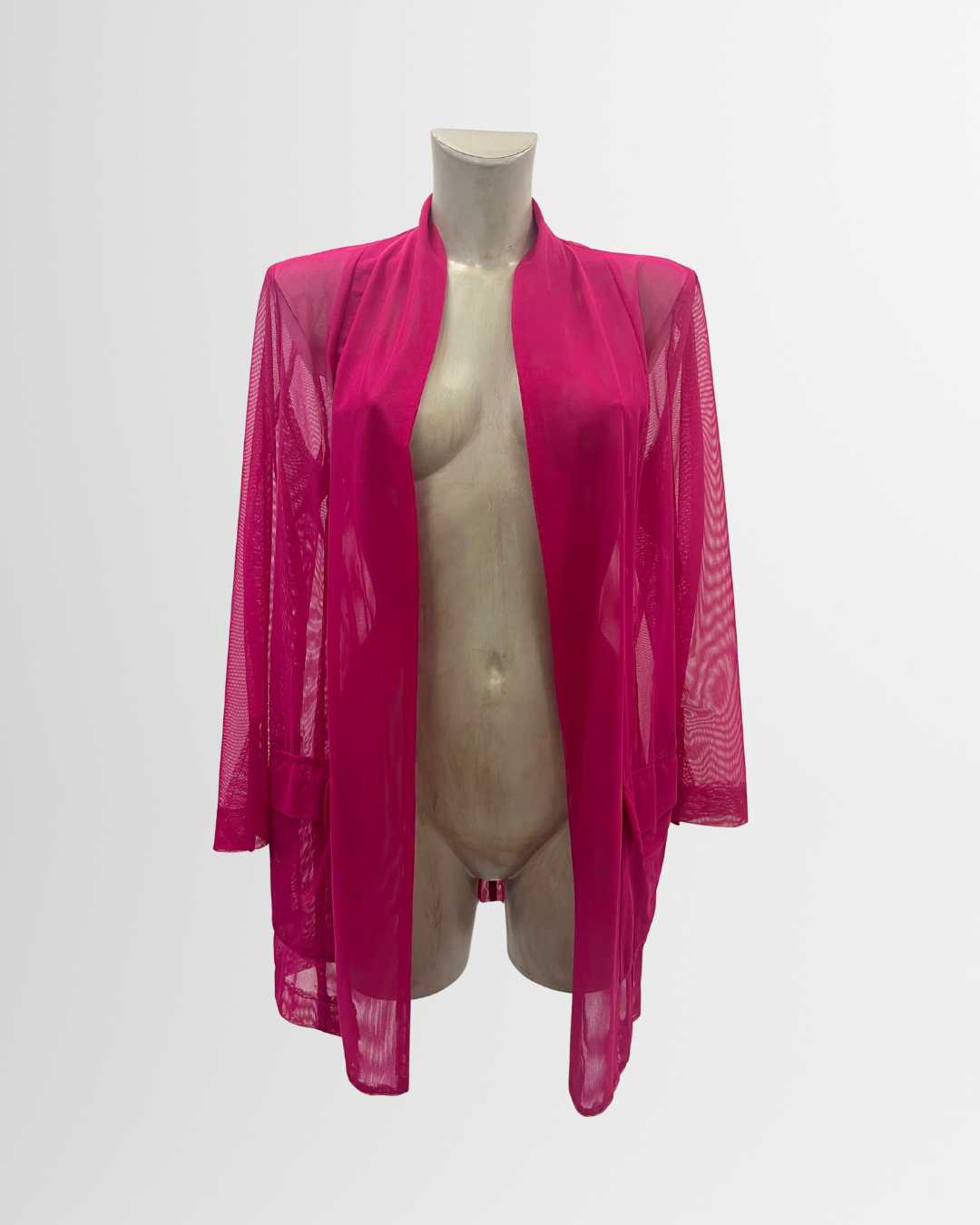 Giacca rete trasparente