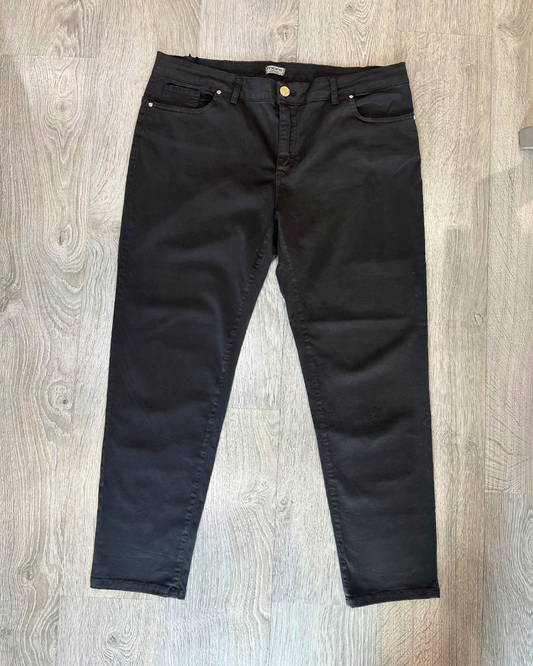 Pantalone slim marrone