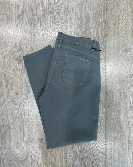 Pantalone slim grigio