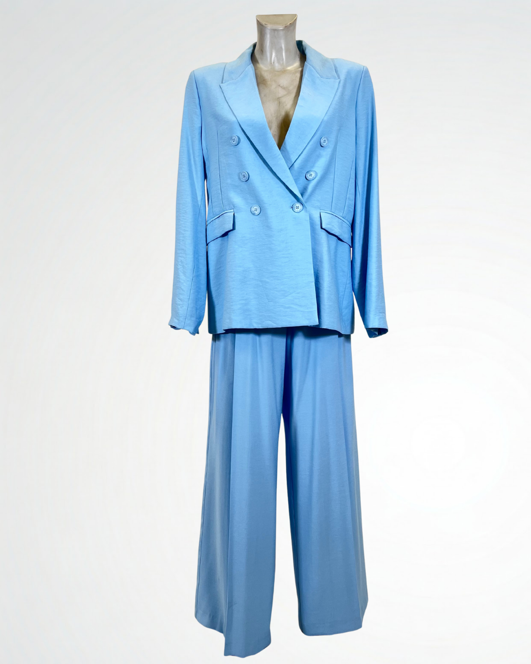 Completo giacca e pantalone azzurro