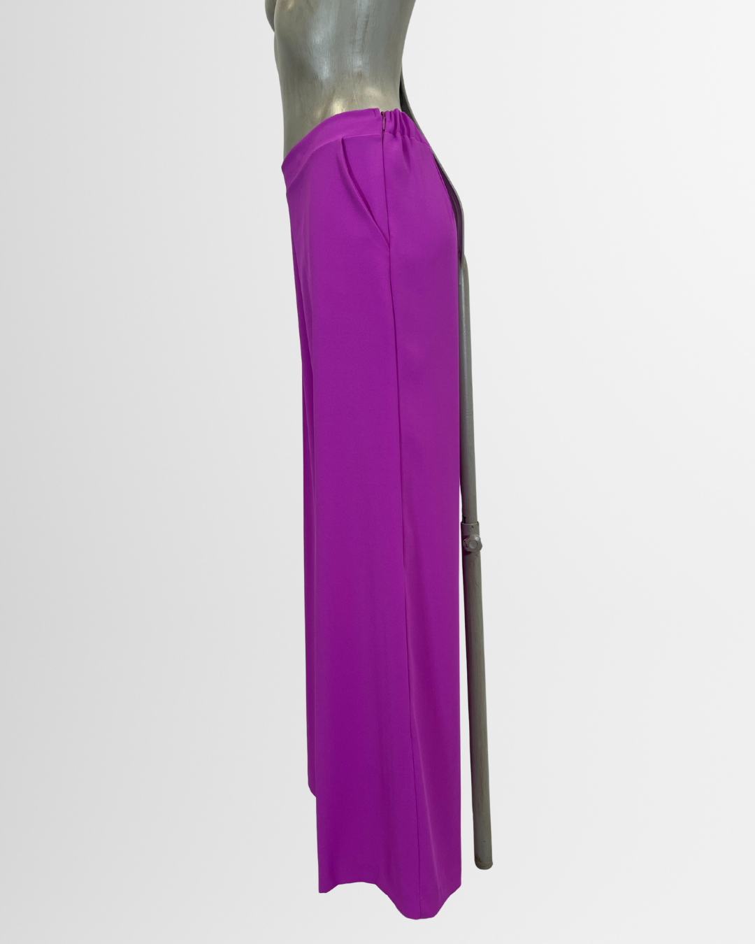 Pantaloni palazzo fluidi Ciclamino