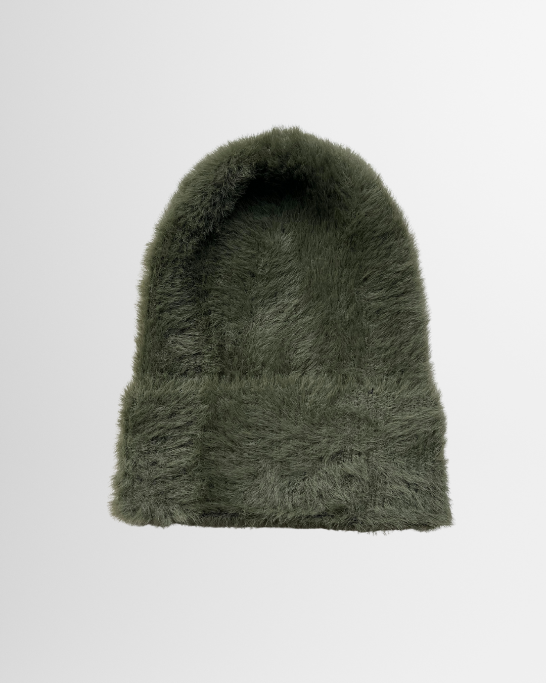 Berretto peluche verde