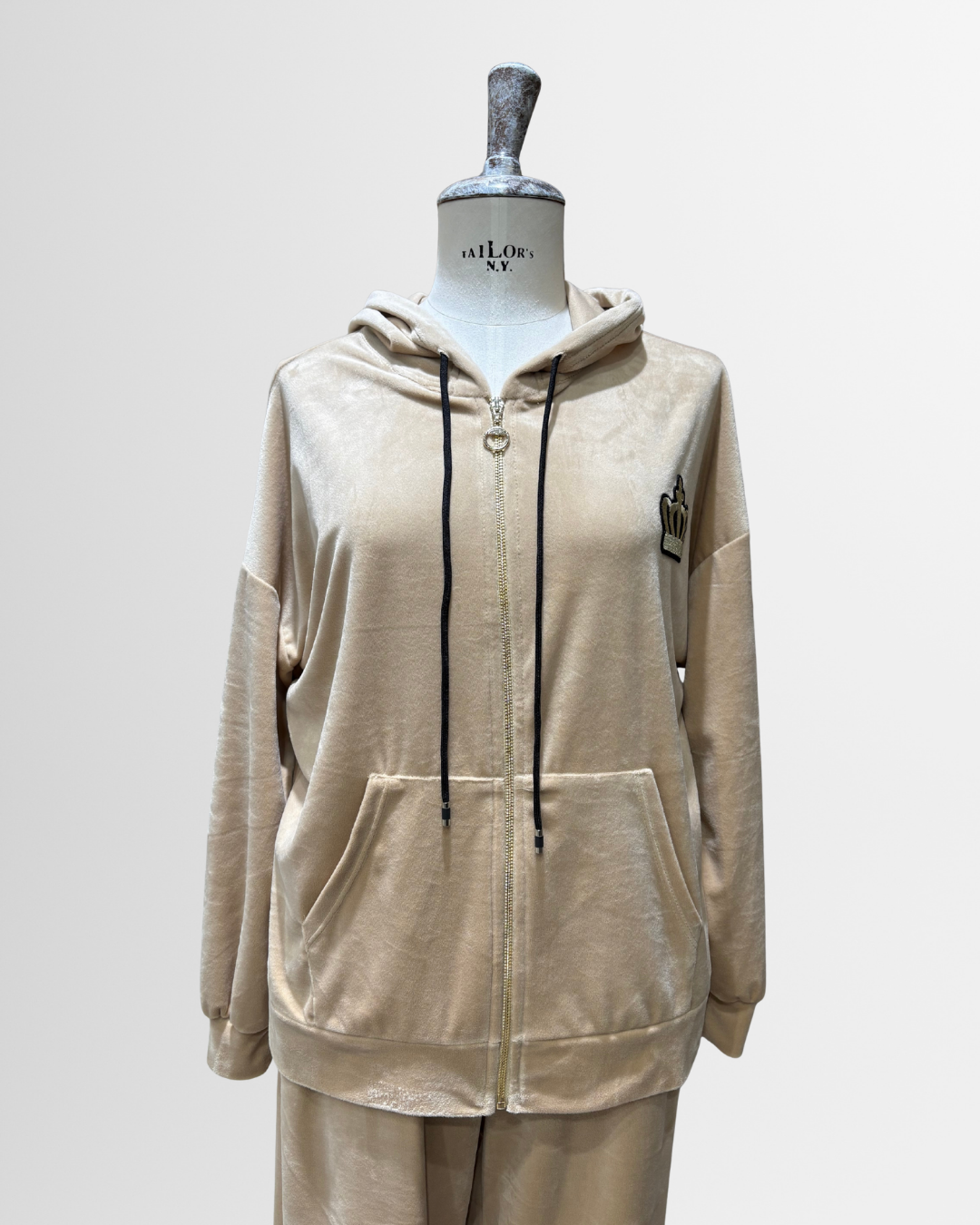 Felpa con cappuccio e zip