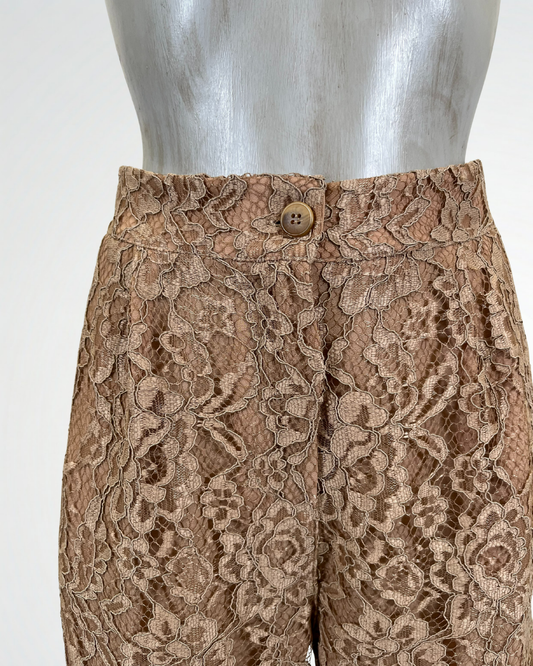 Pantalone cargo in pizzo