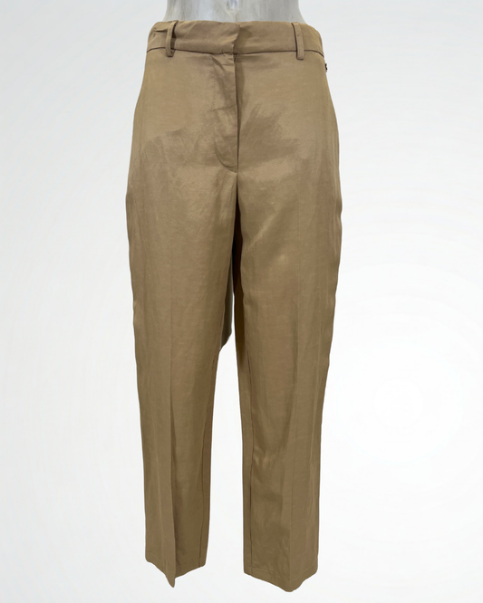 Pantalone slim sabbia