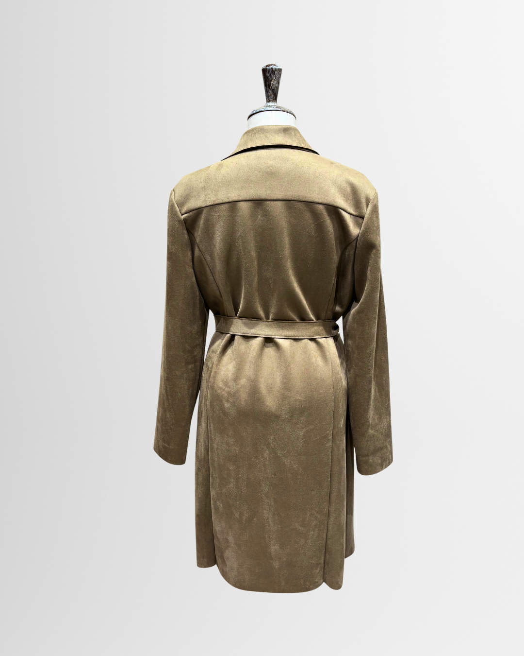 Cappotto lungo con cintura