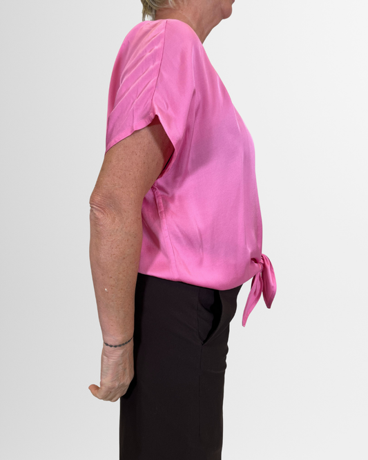 Maglia raso con nodo