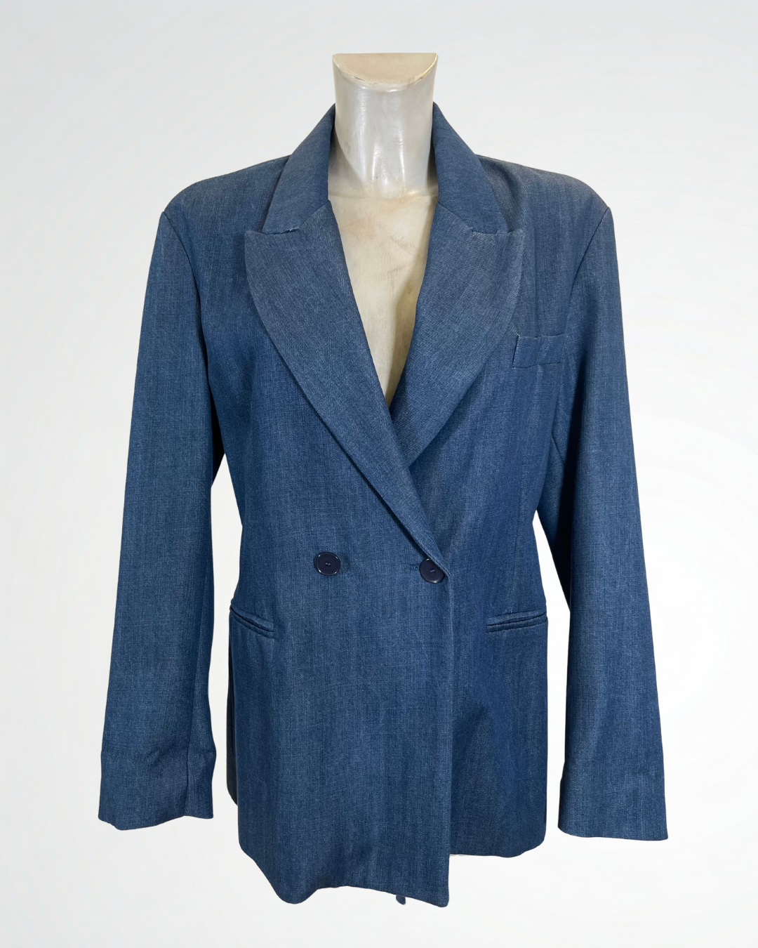 Giacca doppio petto denim