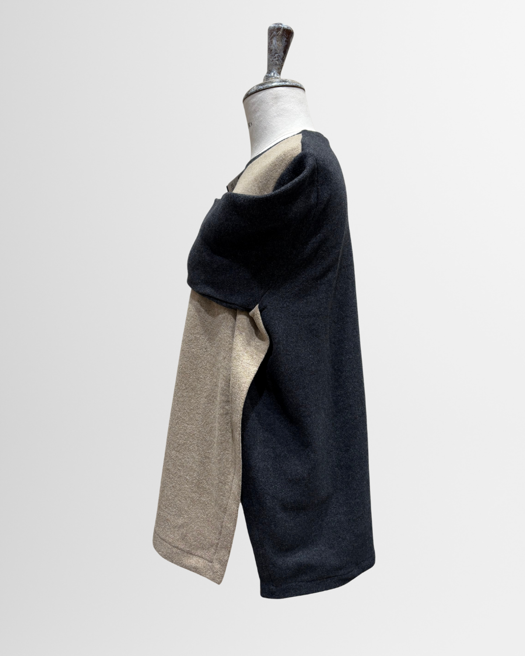 Maglia bicolor carbone