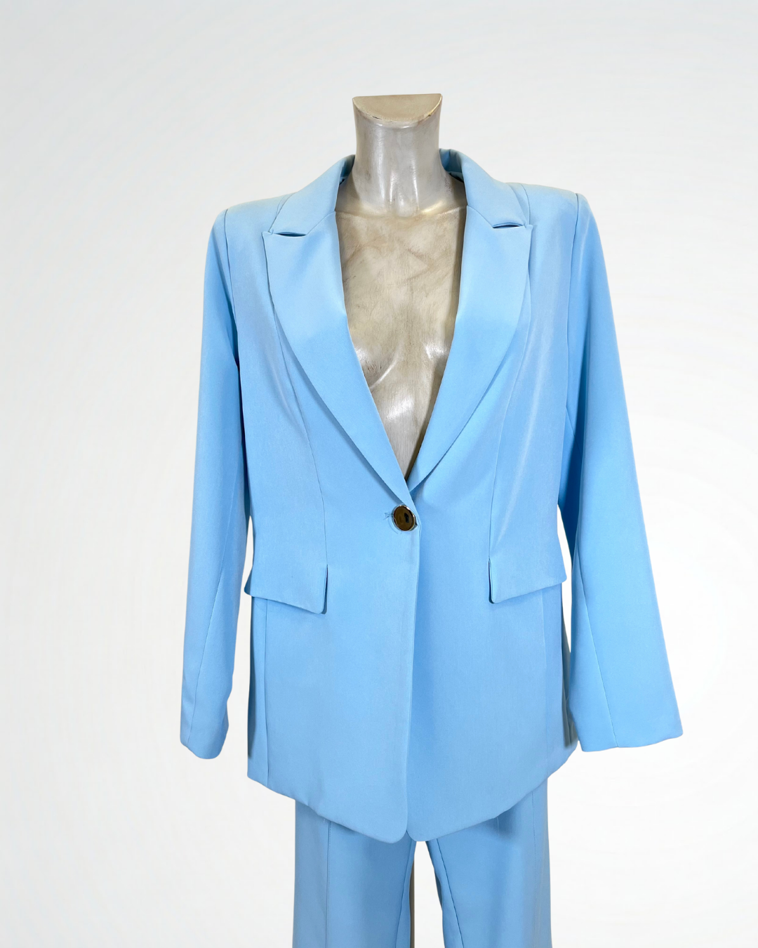 Completo elegante azzurro