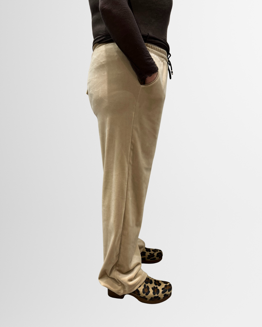 Pantalone tuta velluto